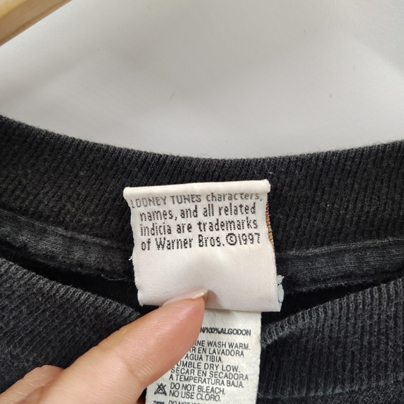 LOONEY TUNES Vintage 1997 Hip Hop Don't Ask ME! Shirt Adult Size L Single Stitch - Picture 4 of 10